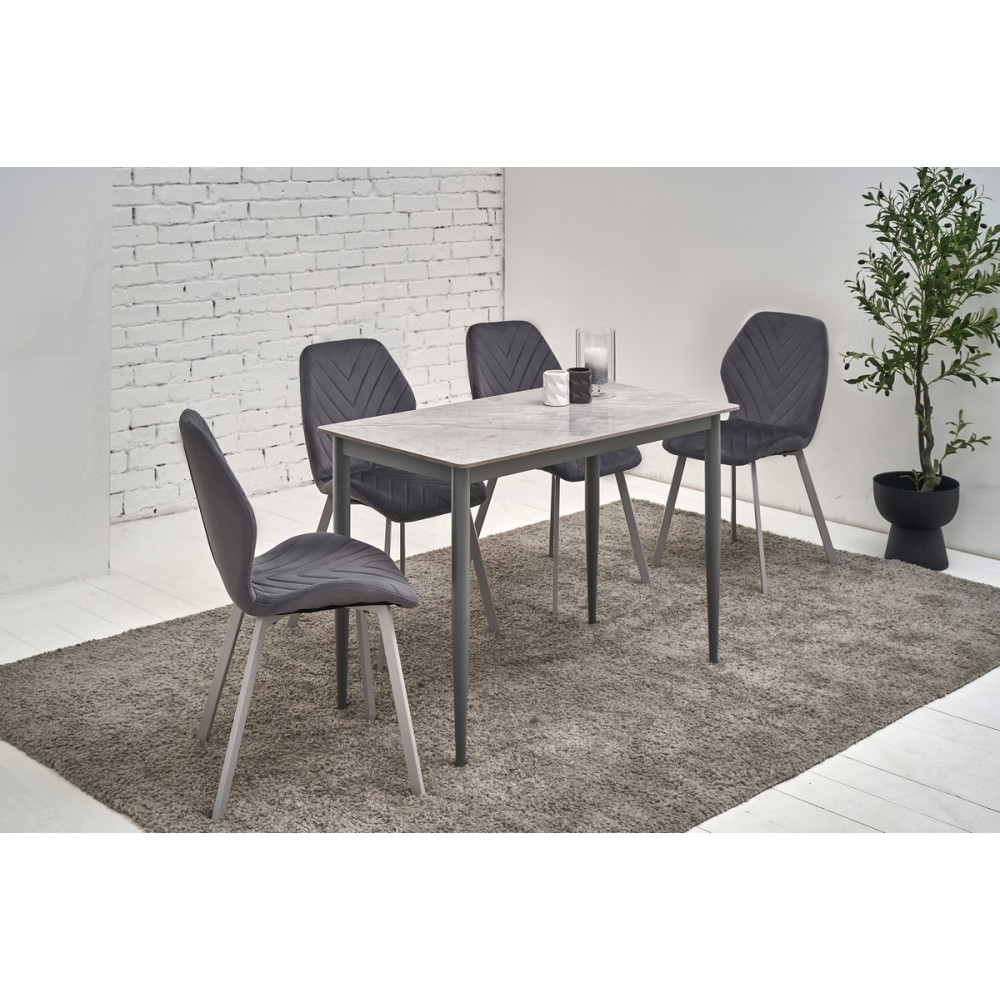 Стул кухонный Vetro N-54 Темно-серый/Серый (VTR-1131)