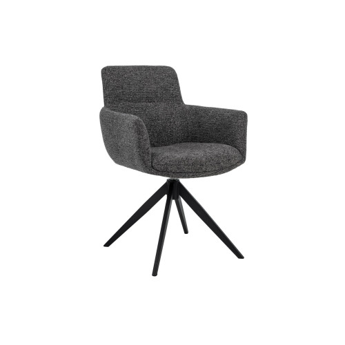 Стул поворотный Vetro R-185 Антрацит/Черный (VTR-1164)