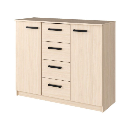 Комод в гостиную MebelStar 4+2 120x45x99 см Дуб молочный (MBS-1045)
