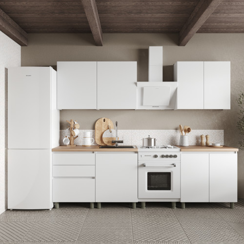 Кухня модульная MebelStar Эко 2 м Аляска белый (MBS-1805)