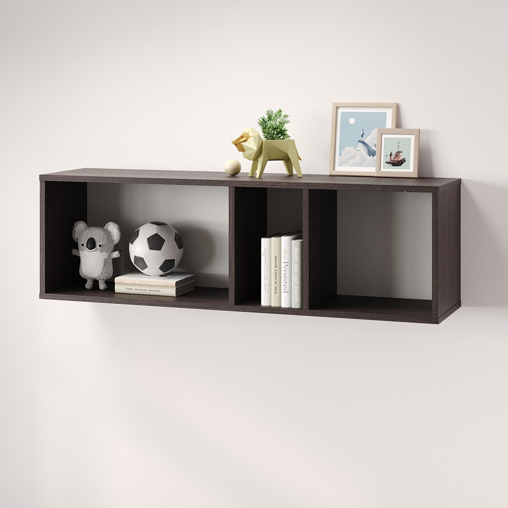 Полиця настінна MebelStar Лілу 110x27x34 см Дуб рістрето (MBS-1365)