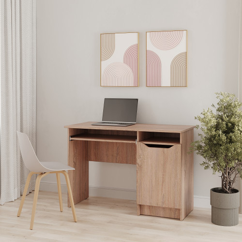 Письменный стол MebelStar Лилу 110x50x75 см Дуб сонома (MBS-1375)