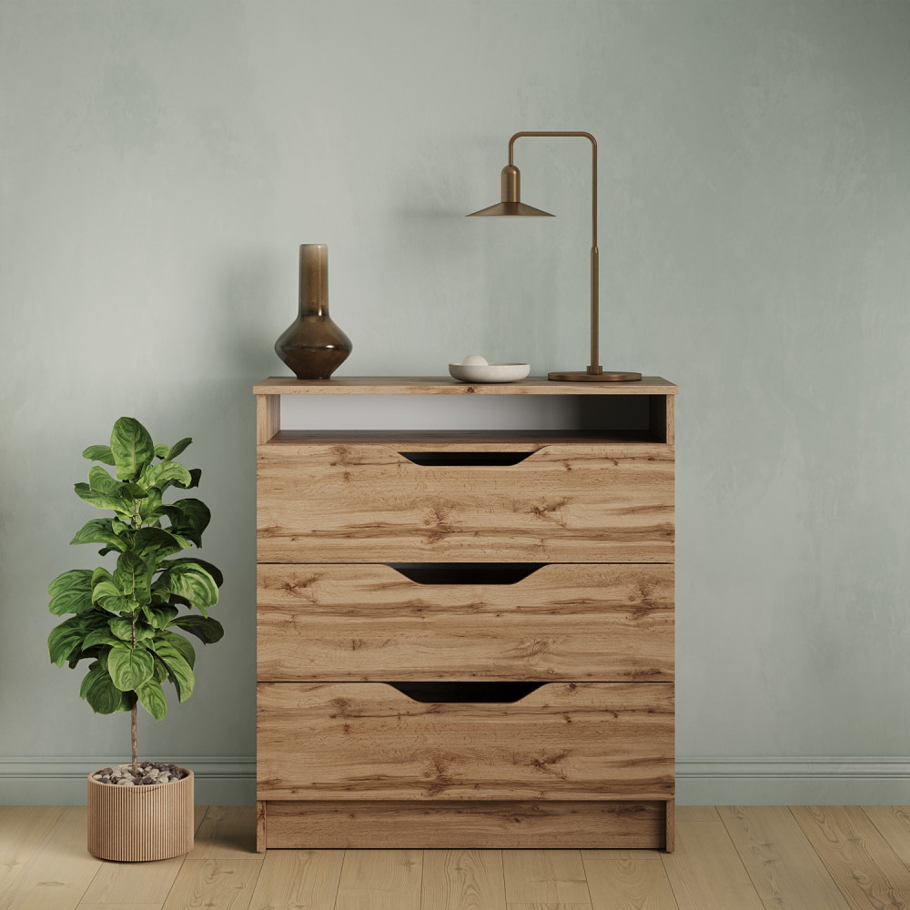 Комод в спальню MebelStar 800 Лилу 81x40x89 см Дуб тахо (MBS-1345)