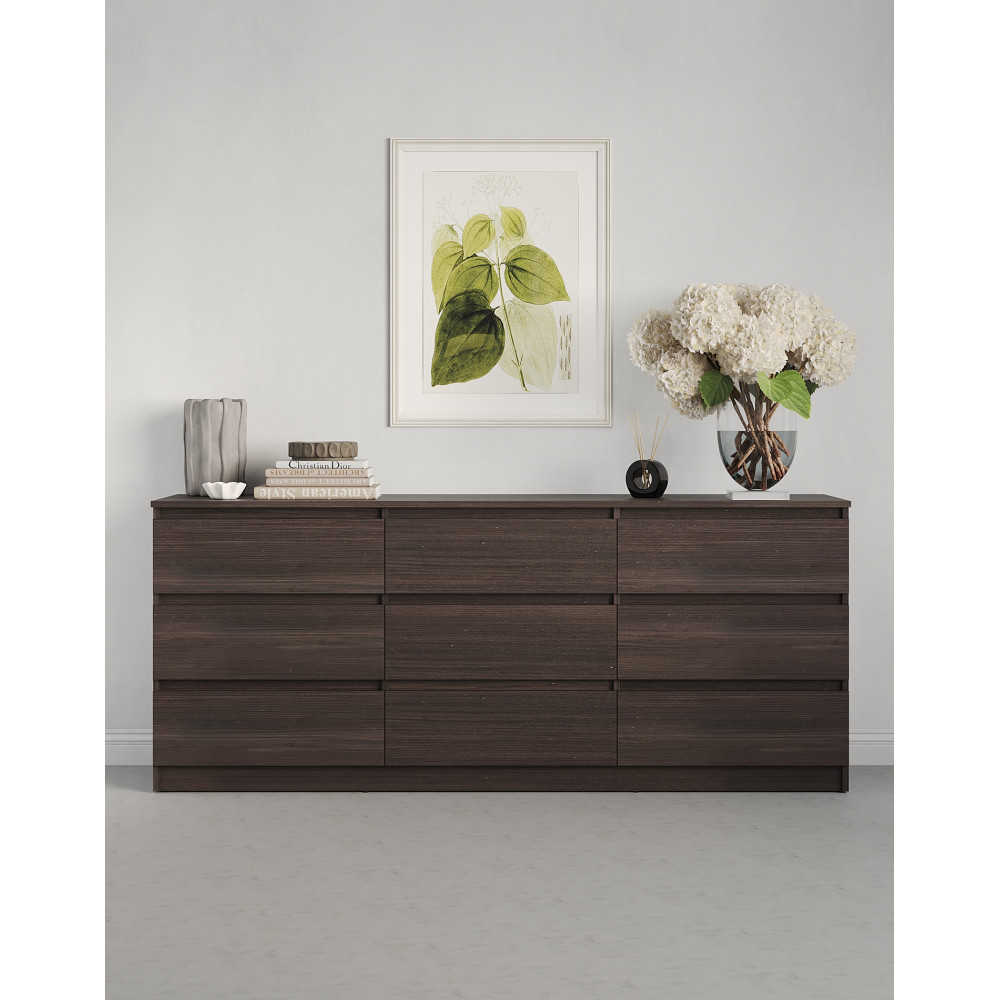 Комод в гостиную MebelStar Нео 9Ш 180x43x75,5 см Дуб ристрето (MBS-1325)