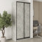 MebelStar Two-door wardrobe Standard BG 2DSP Concrete, 110x45x240 cm (MBS-9968)