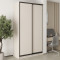 MebelStar Two-door wardrobe Standard BG 2DSP Cashmere, 130x45x240 cm (MBS-9988)