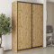 MebelStar Two-door wardrobe Standard BG 2DSP Tahoe oak, 160x60x240 cm (MBS-10108)