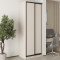 MebelStar Two-door wardrobe Uni BG 2DSP Cashmere, 90x45x240 cm (MBS-10458)
