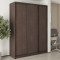MebelStar Three-door wardrobe Combo BG 3DSP Ristreto oak, 180x45x240 cm (MBS-9528)
