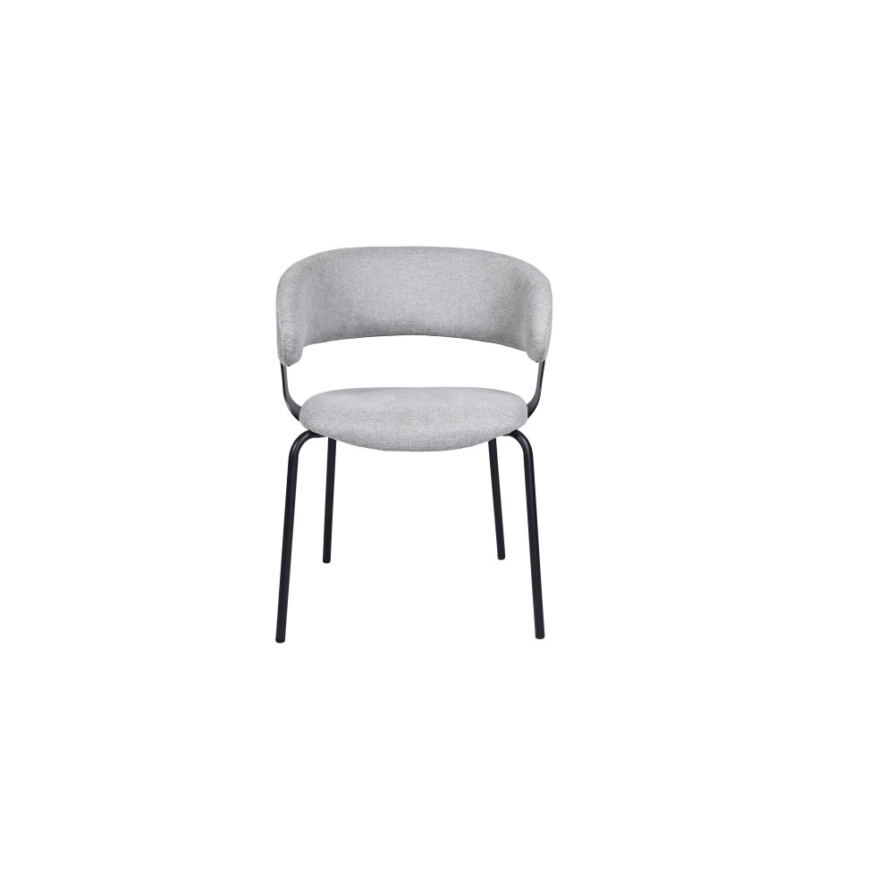 Стул кухонный Vetro M-239 Пепельный/Черный (VTR-1061)