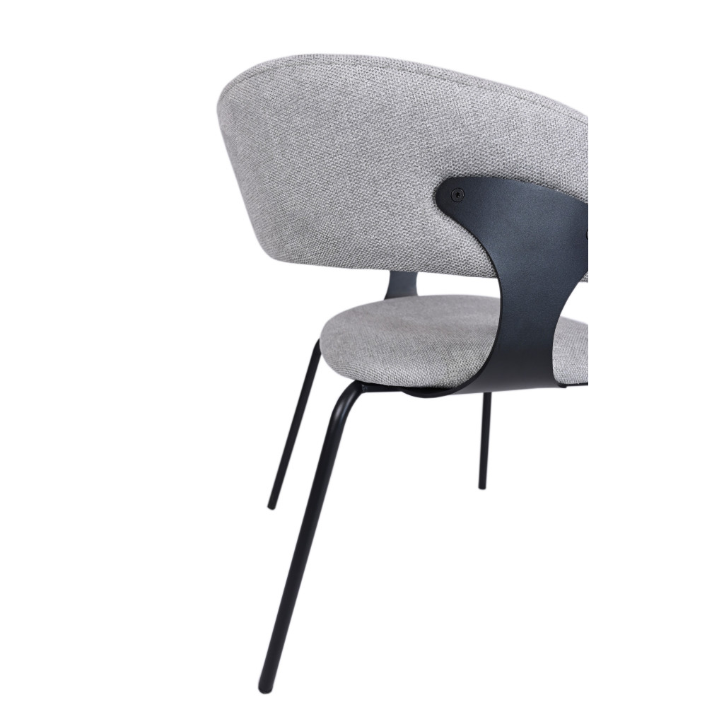 Стул кухонный Vetro M-239 Пепельный/Черный (VTR-1061)