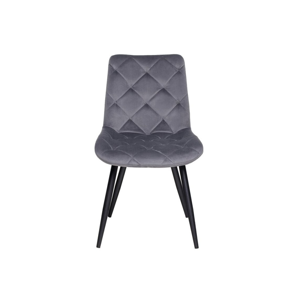 Стул кухонный Vetro M-45 Серый велюр/Черный (VTR-1072)