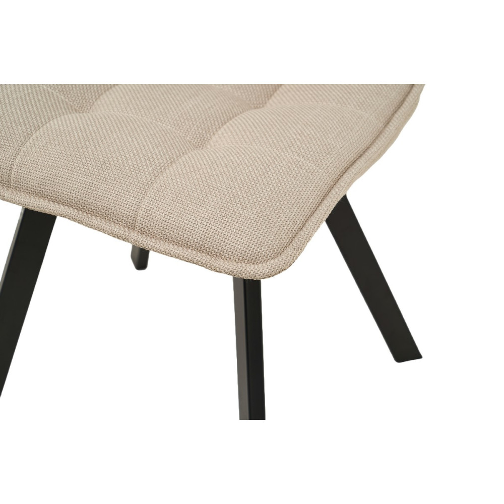 Стул кухонный Vetro M-70 Айвори/Черный (VTR-1082)