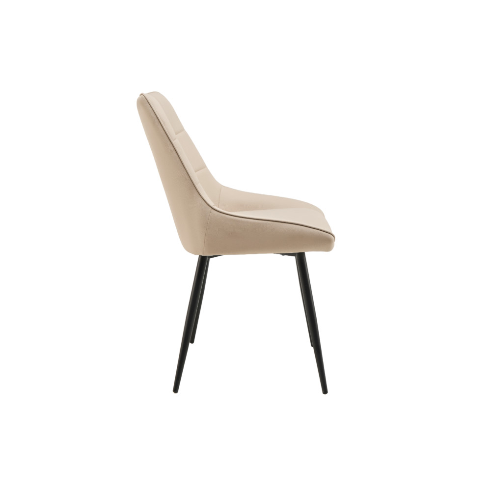 Стул кухонный Vetro M-75 Капучино/Черный (VTR-1092)