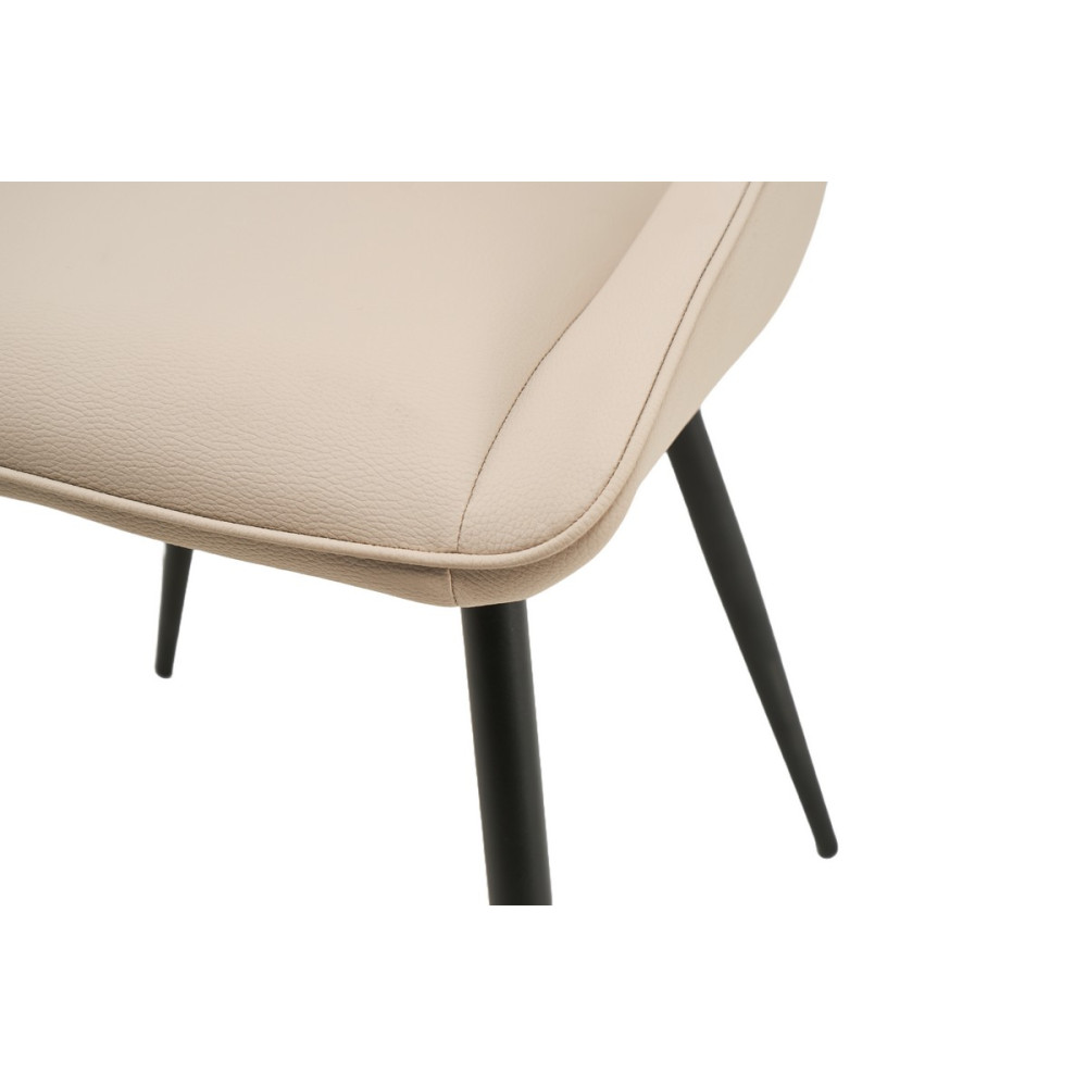 Стул кухонный Vetro M-75 Капучино/Черный (VTR-1092)