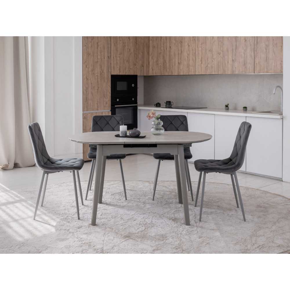 Стул кухонный Vetro N-41 Темно-серый/Серый (VTR-1112)