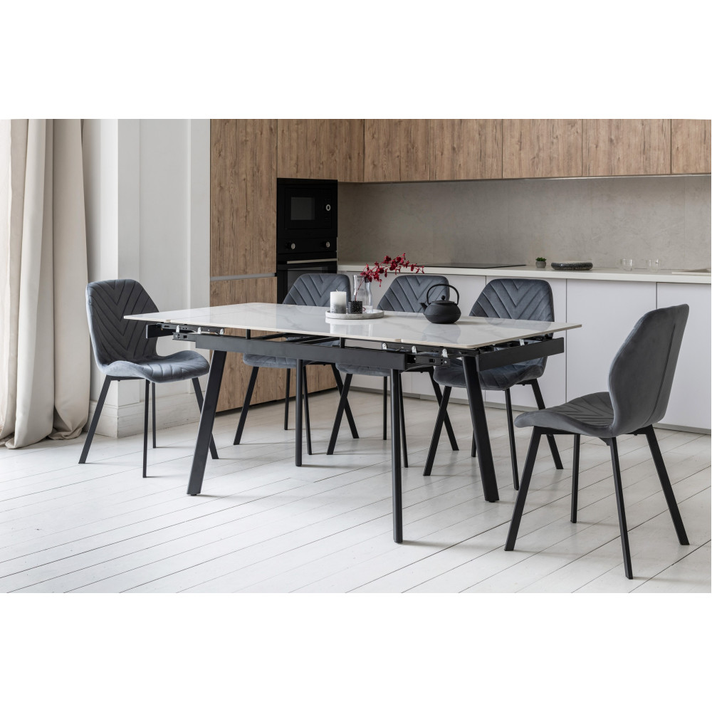 Стул кухонный Vetro N-54 Темно-серый/Черный (VTR-1132)