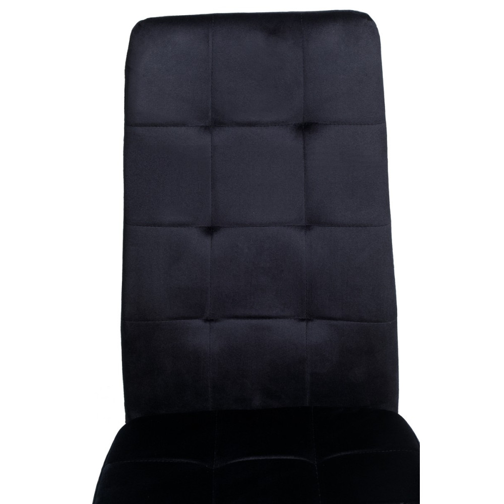 Стул кухонный Vetro N-66-2 Черный велюр (VTR-1142)