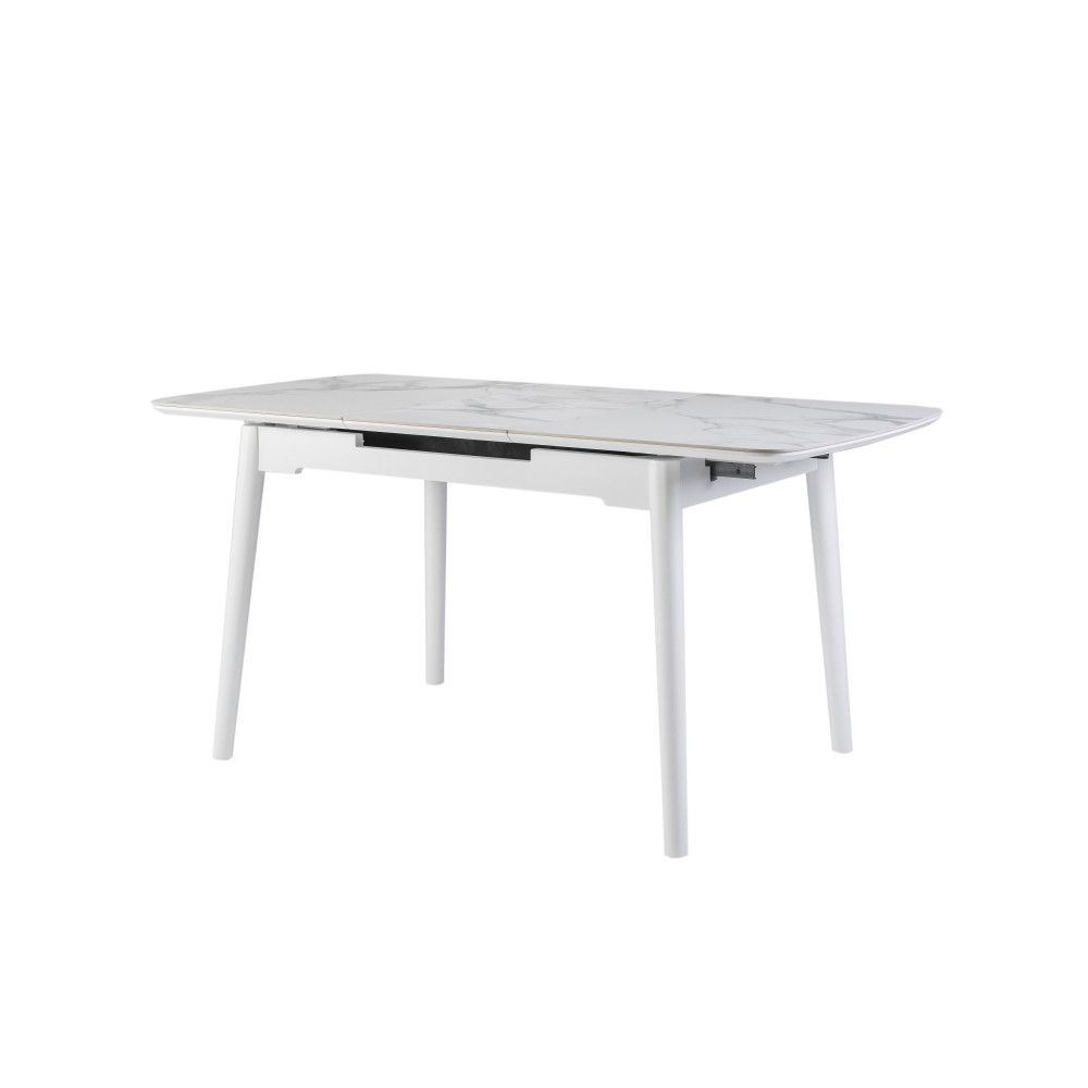 Обеденный керамический стол Vetro TM-76 Dайт Клауд/Белый (VTR-1187)