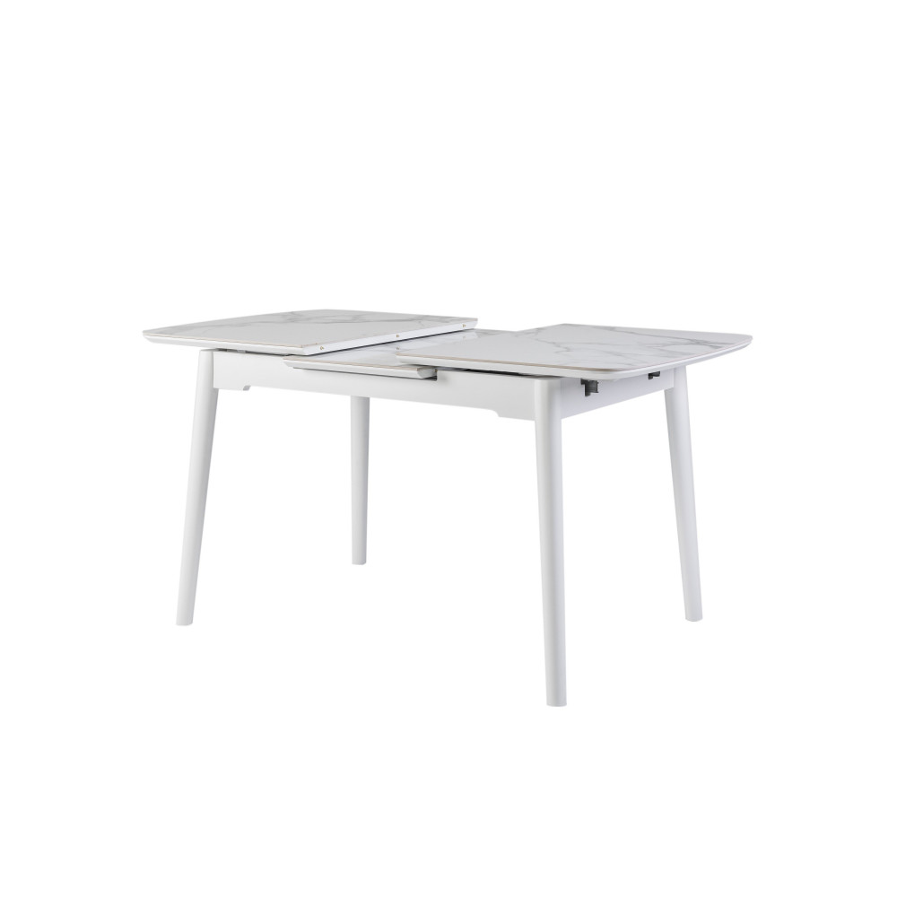 Обеденный керамический стол Vetro TM-76 Dайт Клауд/Белый (VTR-1187)