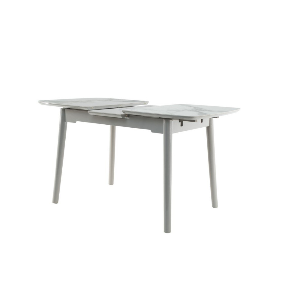 Обеденный керамический стол Vetro TM-84 Каса вайт/Серый (VTR-1207)