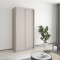 MebelStar Two-door wardrobe Standard AL 2DSP Cashmere, 100x45x210 cm (MBS-2270)