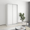 MebelStar Two-door wardrobe Standard AL 2DSP Alaska white, 110x60x210 cm (MBS-2298)