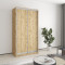MebelStar Two-door wardrobe Standard AL 2DSP Tahoe Oak, 110x60x210 cm (MBS-3451)