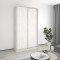 MebelStar Two-door wardrobe Standard AL 2DSP Alaska gray, 130x45x240 cm (MBS-3585)