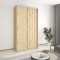 MebelStar Two-door wardrobe Standard AL 2DSP Tahoe oak, 130x45x240 cm (MBS-3594)