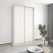 MebelStar Two-door wardrobe Standard AL 2DSP Alaska gray, 140x60x240 cm (MBS-3649)