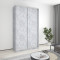 MebelStar Two-door wardrobe Standard AL 2DSP Concrete, 140x60x240 cm (MBS-3640)