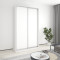 MebelStar Two-door wardrobe Standard AL 2DSP Alaska white, 140x60x240 cm (MBS-3604)
