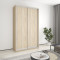 MebelStar Two-door wardrobe Standard AL 2DSP Sonoma Oak, 140x60x240 cm (MBS-3622)