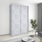 MebelStar Two-door wardrobe Combo AL 2DSP Concrete, 150x45x240 cm (MBS-4056)