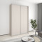 MebelStar Two-door wardrobe Combo AL 2DSP Cashmere, 150x45x240 cm (MBS-4052)
