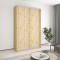 MebelStar Two-door wardrobe Combo AL 2DSP Tahoe Oak, 150x45x240 cm (MBS-4064)