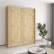 MebelStar Two-door wardrobe Combo AL 2DSP Tahoe Oak, 160x45x210 cm (MBS-3513)
