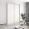 MebelStar Two-door wardrobe Combo AL 2DSP Alaska gray, 160x45x240 cm (MBS-4061)