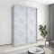 MebelStar Two-door wardrobe Combo AL 2DSP Concrete, 160x45x240 cm (MBS-4057)