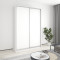 MebelStar Two-door wardrobe Combo AL 2DSP Alaska white, 160x45x240 cm (MBS-4041)