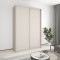 MebelStar Two-door wardrobe Combo AL 2DSP Cashmere, 160x45x240 cm (MBS-4053)
