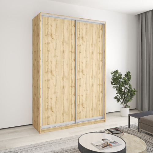 Шкаф-купе двухдверный MebelStar Комбо AL 2ДСП 160x60x240 см Дуб тахо (MBS-4093)