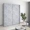MebelStar Two-door wardrobe Combo AL 2DSP Concrete, 170x45x210 cm (MBS-2692)