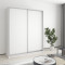 MebelStar Two-door wardrobe Combo AL 2DSP Alaska white, 170x45x210 cm (MBS-2676)