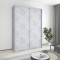 MebelStar Two-door wardrobe Standard AL 2DSP Concrete, 170x45x240 cm (MBS-3580)