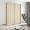MebelStar Two-door wardrobe Standard AL 2DSP Sonoma Oak, 170x45x240 cm (MBS-3562)