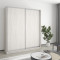 MebelStar Two-door wardrobe Combo AL 2DSP Alaska gray, 180x45x210 cm (MBS-2697)