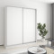 MebelStar Two-door wardrobe Combo AL 2DSP Alaska white, 180x45x210 cm (MBS-2677)