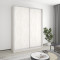 MebelStar Two-door wardrobe Uni AL 2DSP Alaska gray, 180x45x240 cm (MBS-3946)